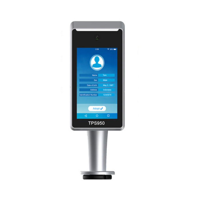 Terminal de reconocimiento facial TPS950