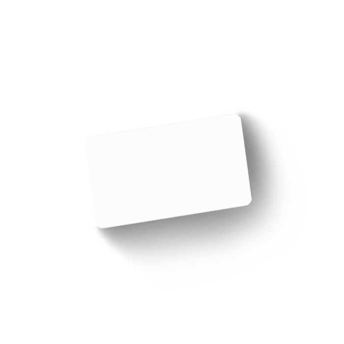 Tarjetas PVC Blanco 10 Milésimas Zebra 104523-210