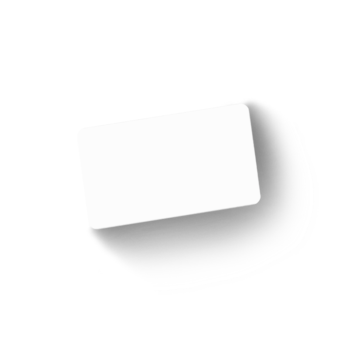 Tarjetas PVC Blanco 30 Milésimas Zebra 104523-111