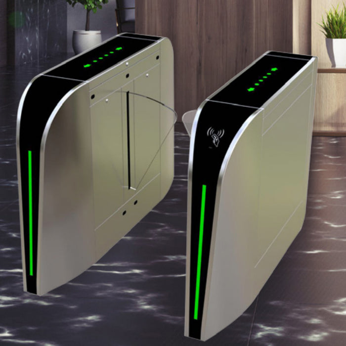 Torniquete de barrera de aleta de un solo carril serie ZKTeco FBL300