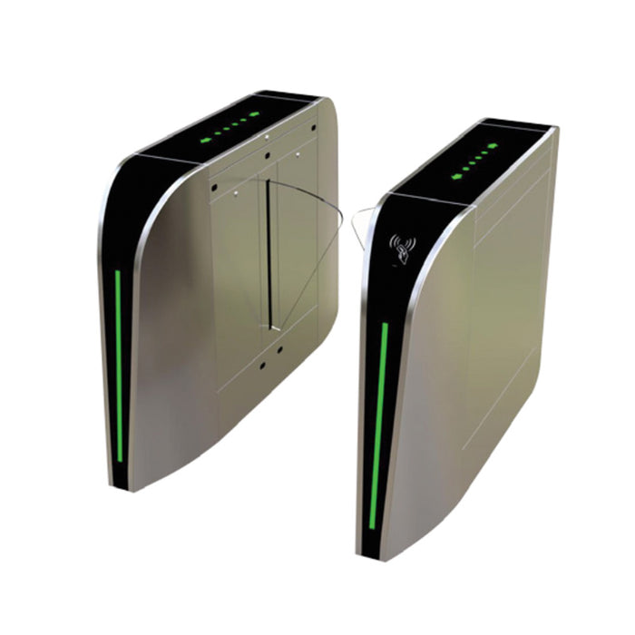 Torniquete de barrera de aleta de un solo carril serie ZKTeco FBL300