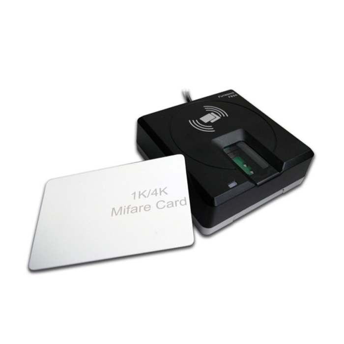 Lector/grabador de tarjetas Mifare de huellas dactilares FS26