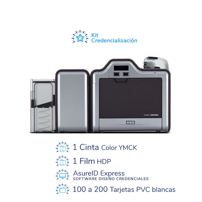 Fargo HDP5000 KIT - IMPRESIÓN AMBOS LADOS